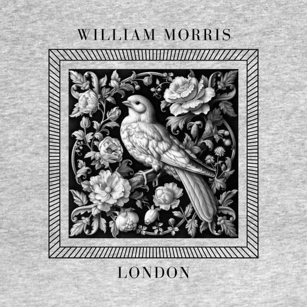 William Morris "Morrisian Garden Oasis" by William Morris Fan